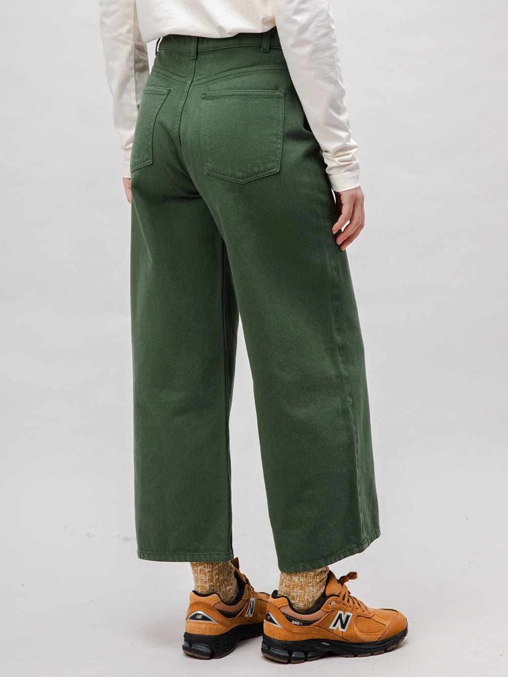 5 Pocket Cotton Twill Pants Green