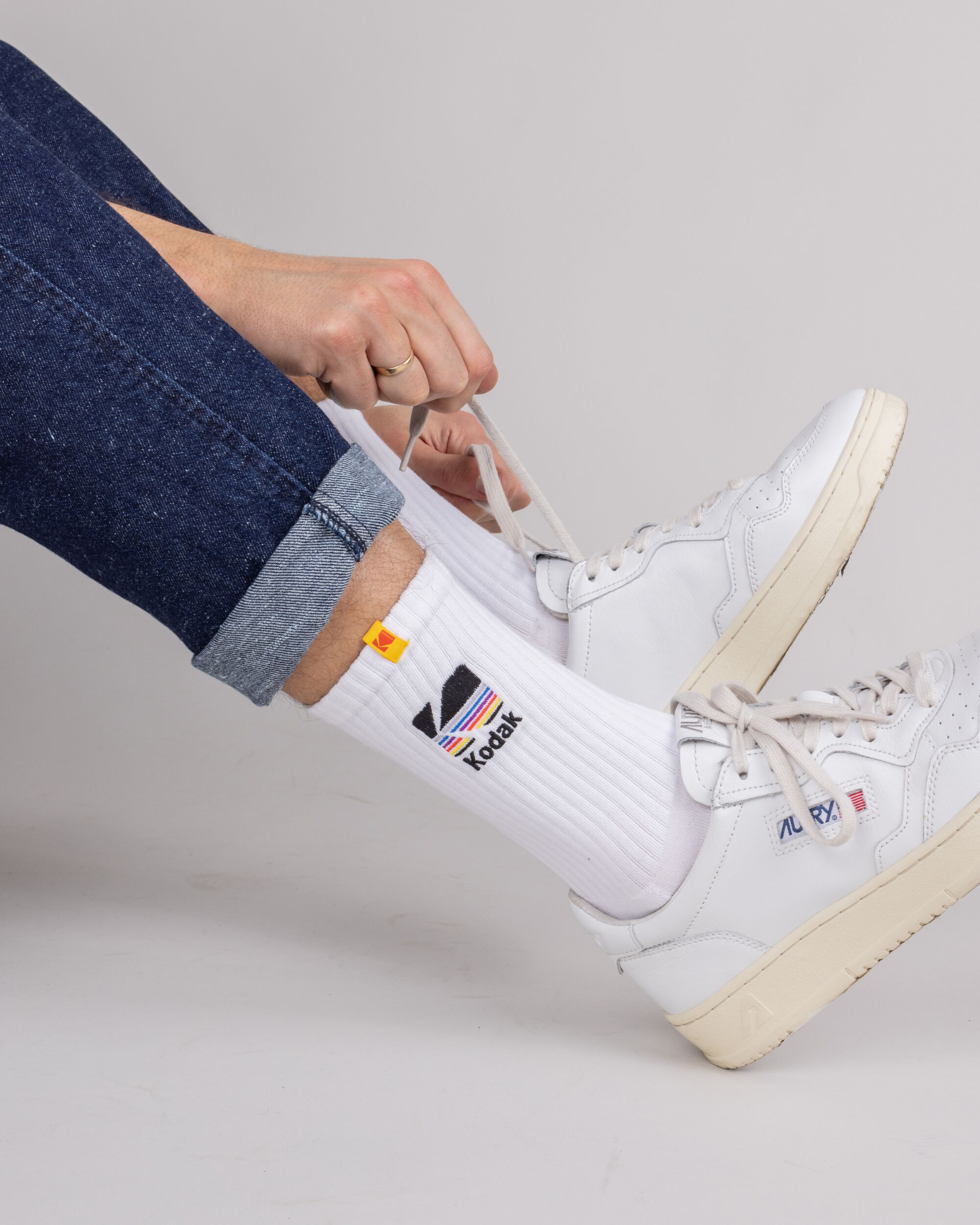 Kodak Socken Weiss