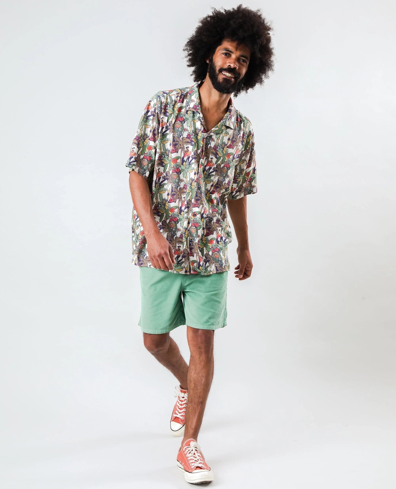 Helios Aloha Shirt Ecru