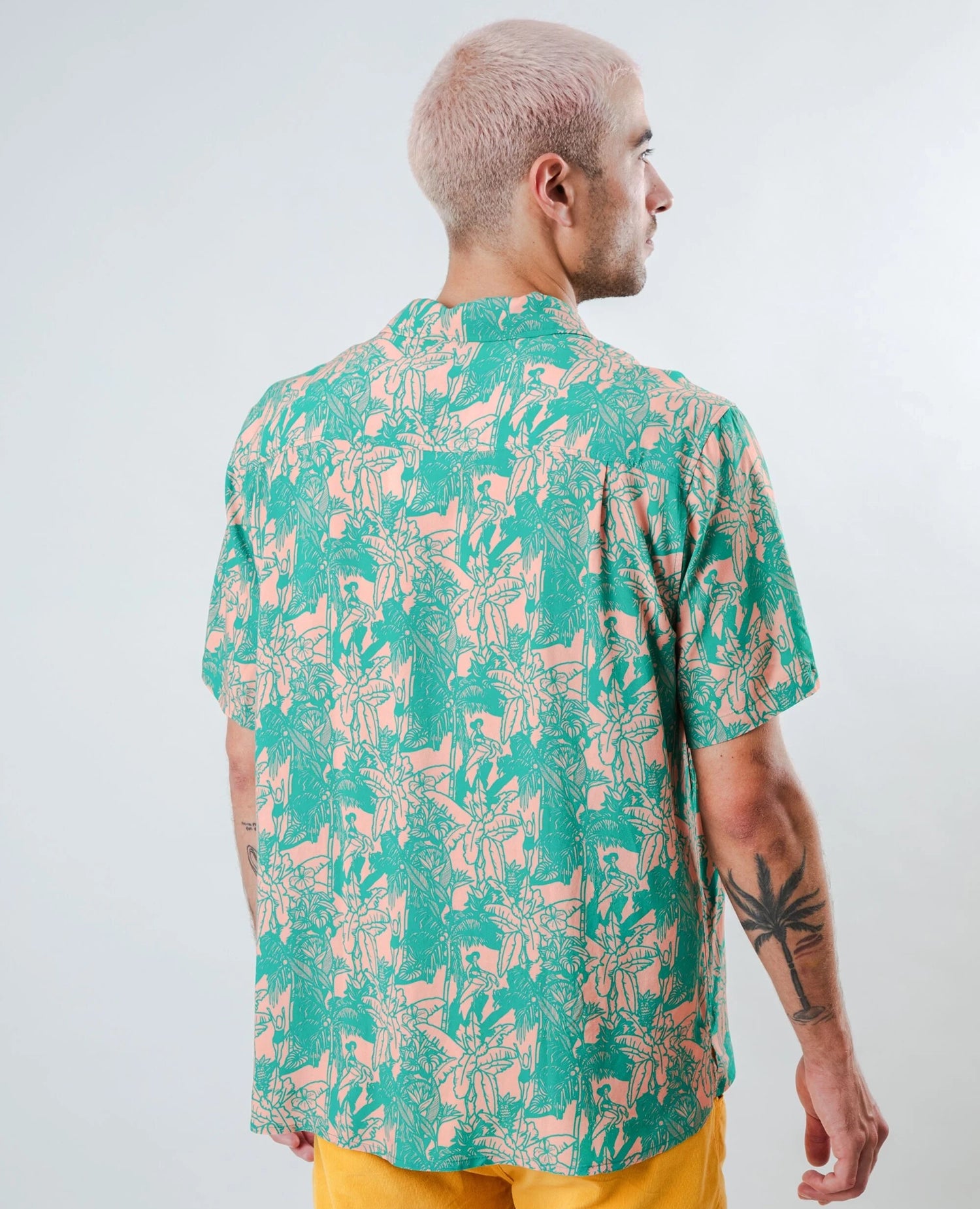 Helios Aloha Shirt Pink
