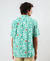 Ola de Calor Aloha Shirt Green