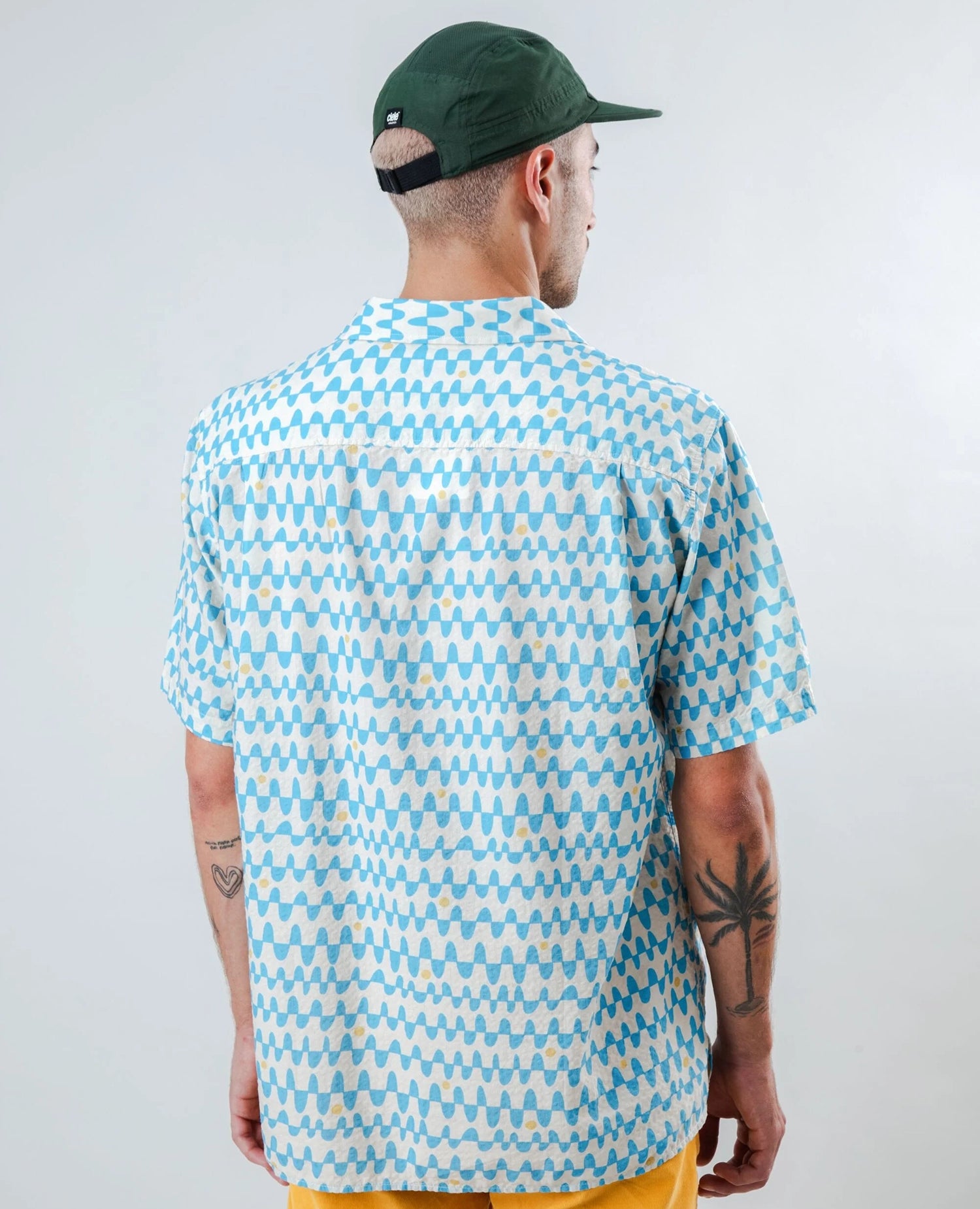 Sunset Aloha Shirt Blue