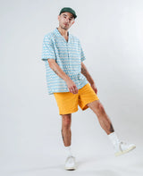 Sunset Aloha Shirt Blue