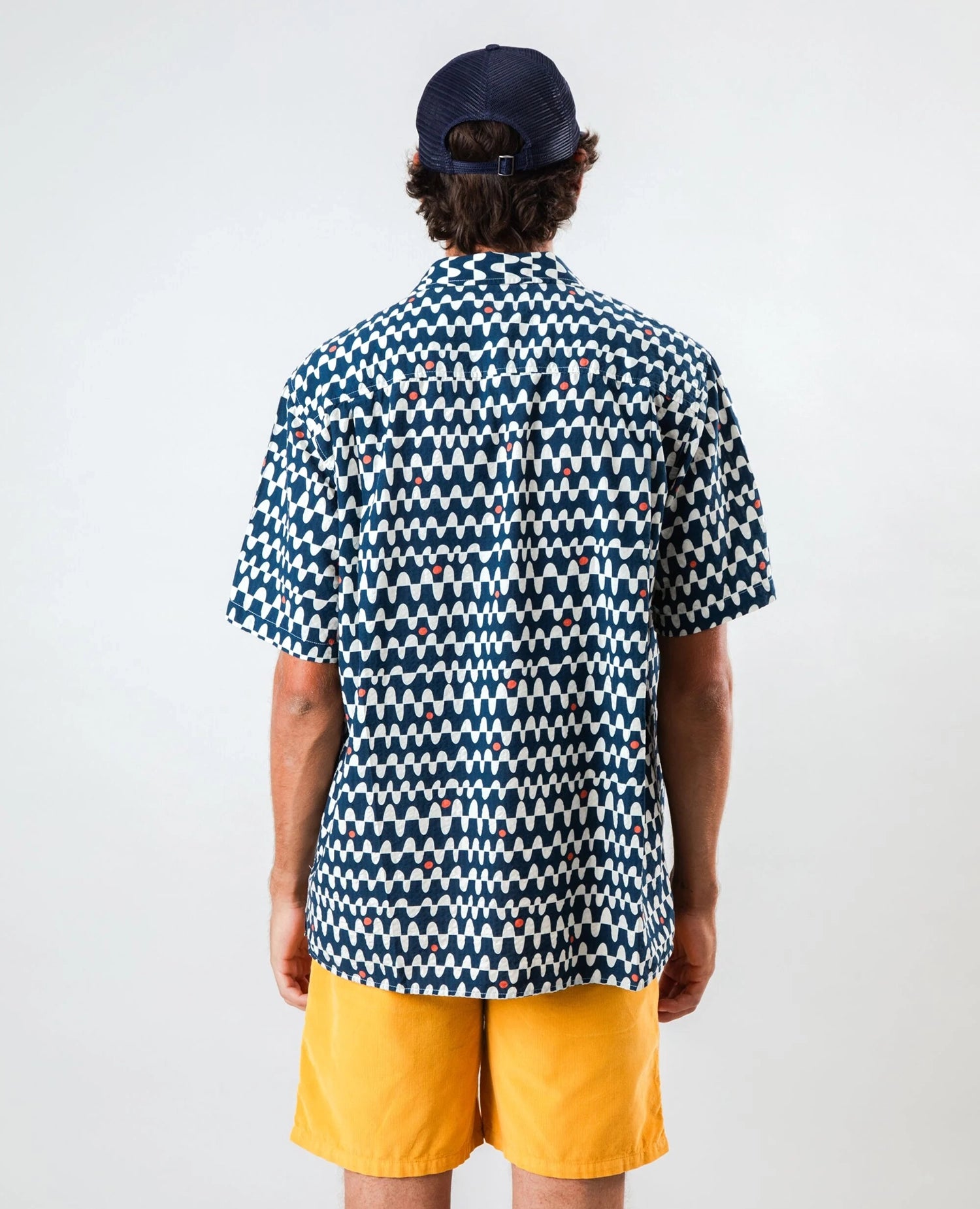 Sunset Aloha Shirt Navy