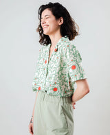 Ola de Calor Aloha Blouse Light Green
