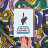 Happy Birthday Cat Poop Card