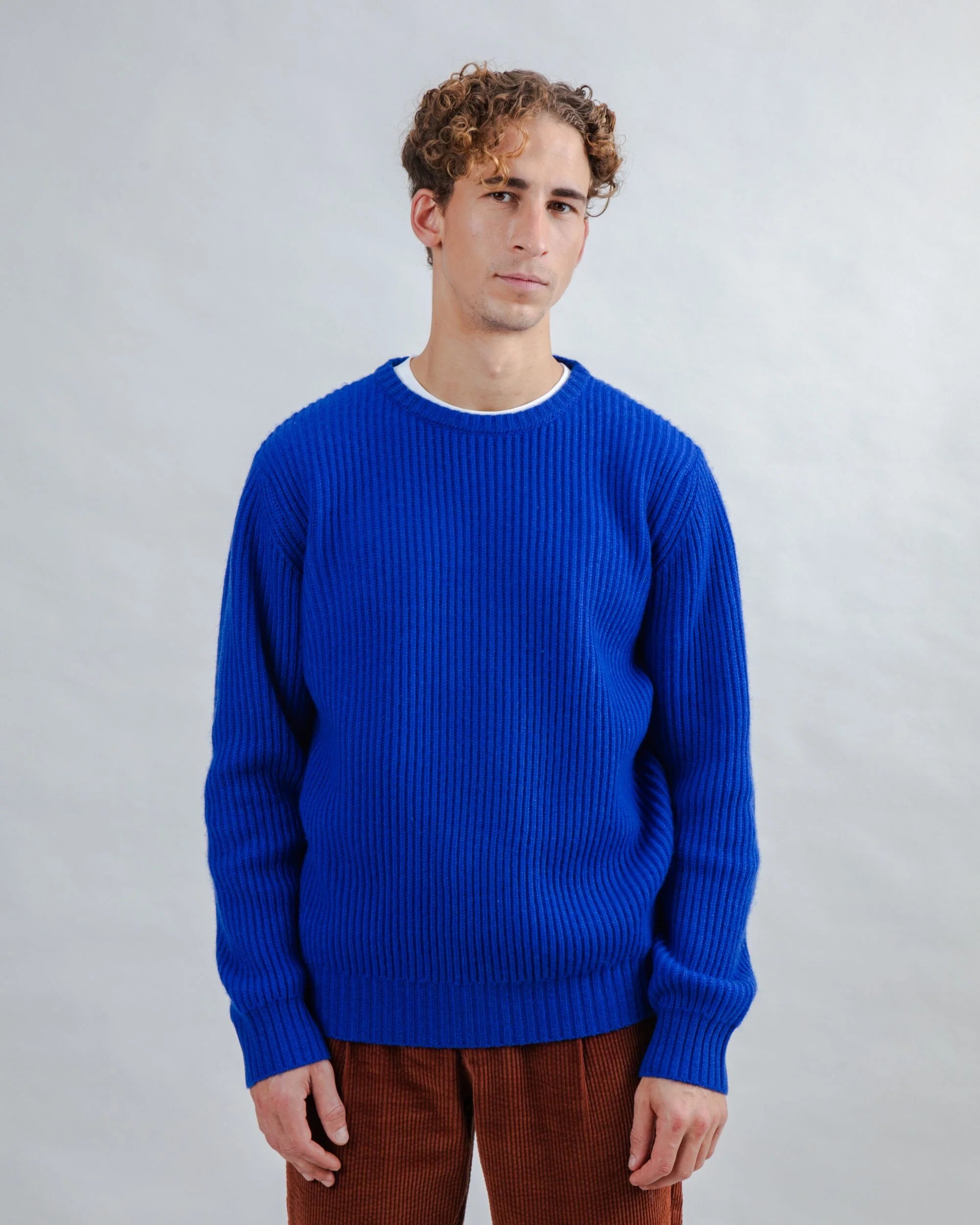 Wool Sweater Blue Klein