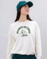 Peanuts Records Rounded Sweatshirt