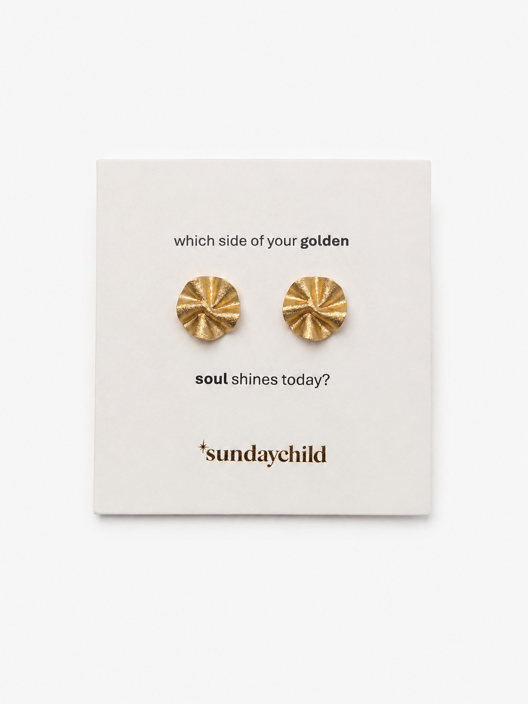Golden Soul Earrings Gold