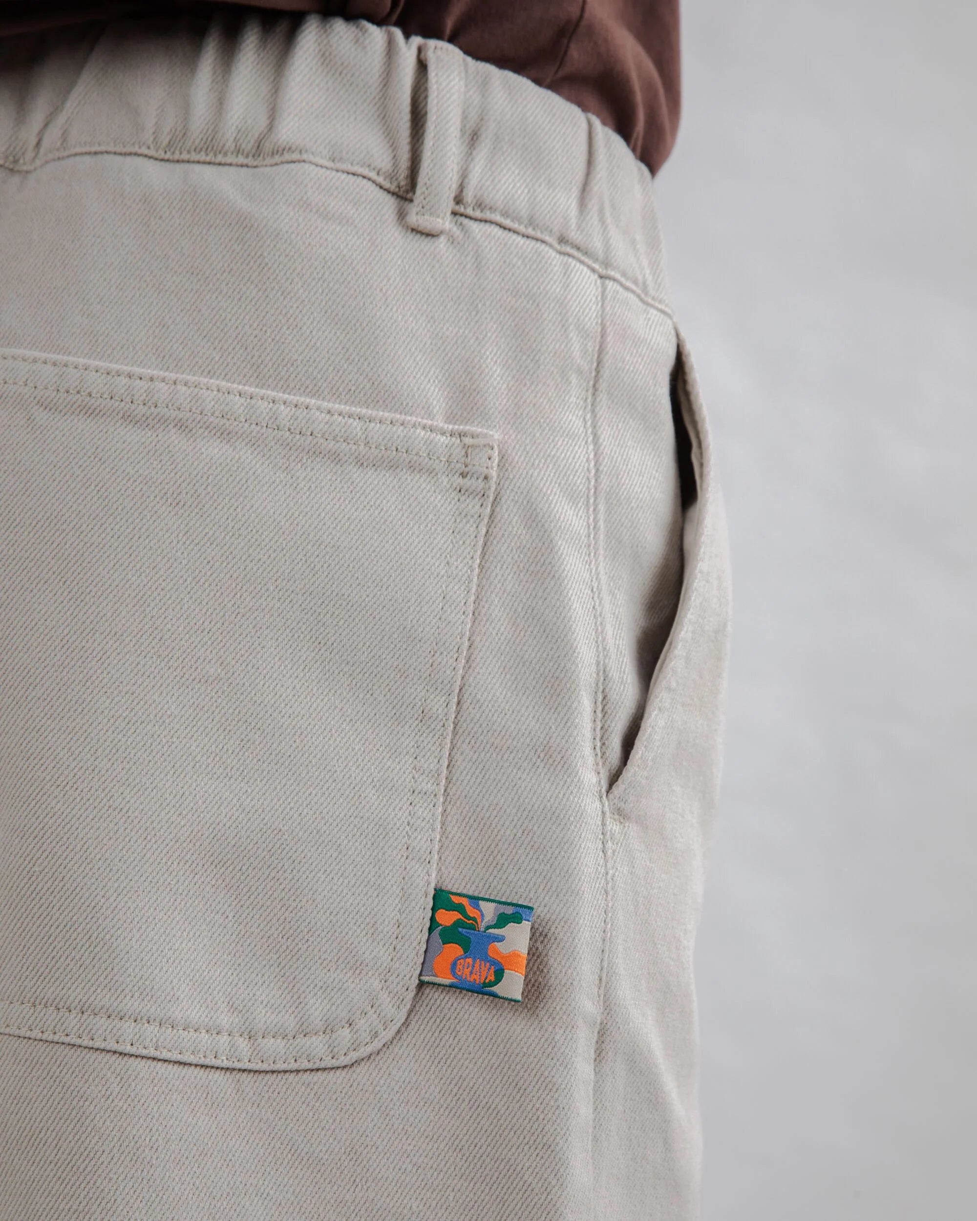 Loose Relaxed Pants Beige