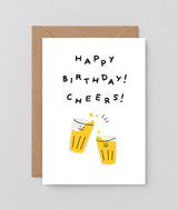 ‘Happy Birthday Cheers’ Greetings Card