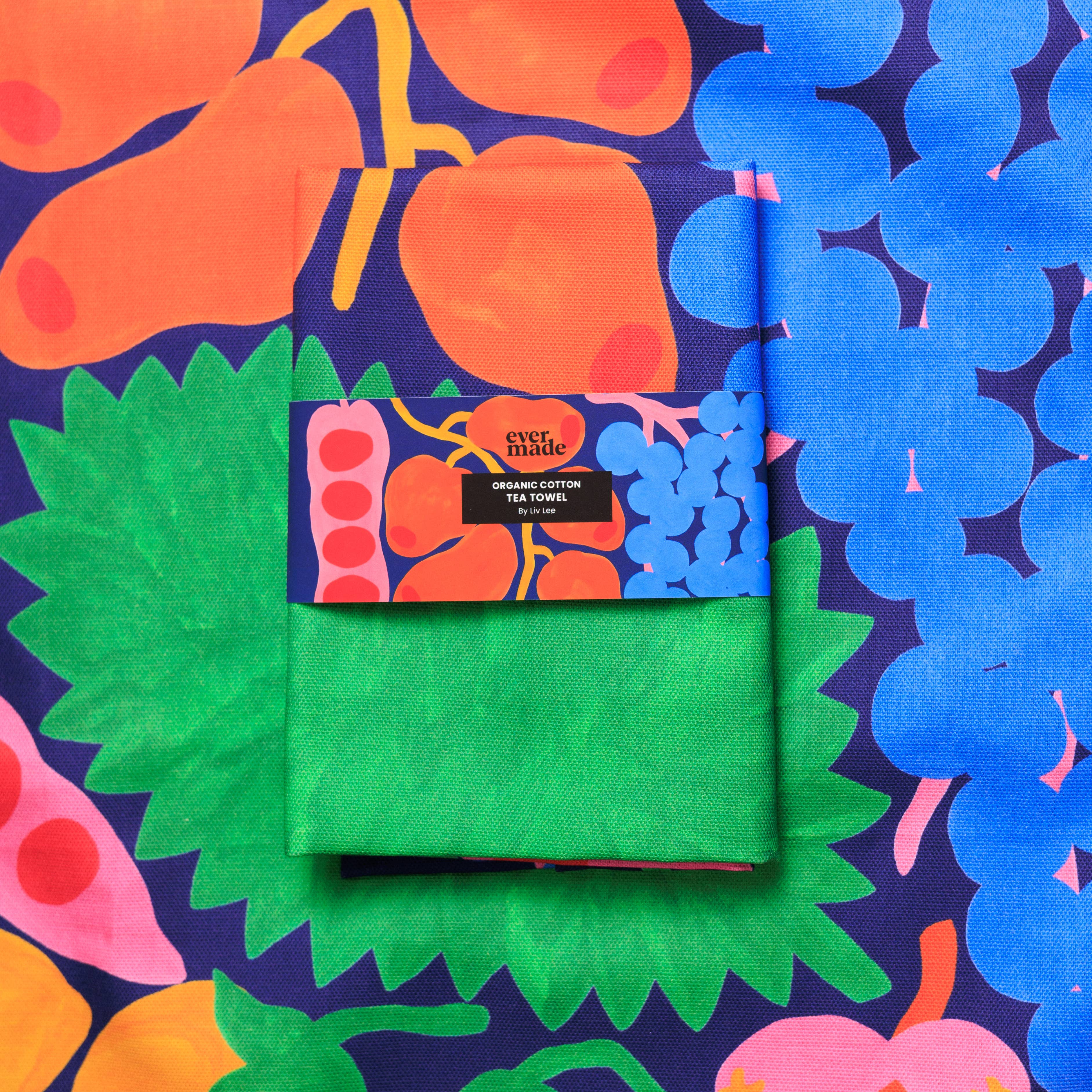 Fruits of the Amazon Tea Towel by Liv Lee