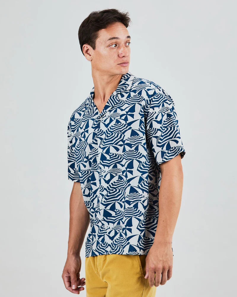 Sobmrilla Stripes Aloha Shirt