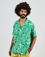 Asis Percales Crocodylus Aloha Shirt