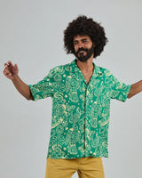 Asis Percales Crocodylus Aloha Shirt