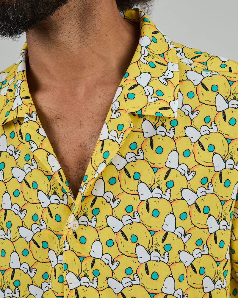 Peanuts Donuts Aloha Shirt