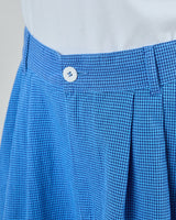 Checks Midi Rock Blau