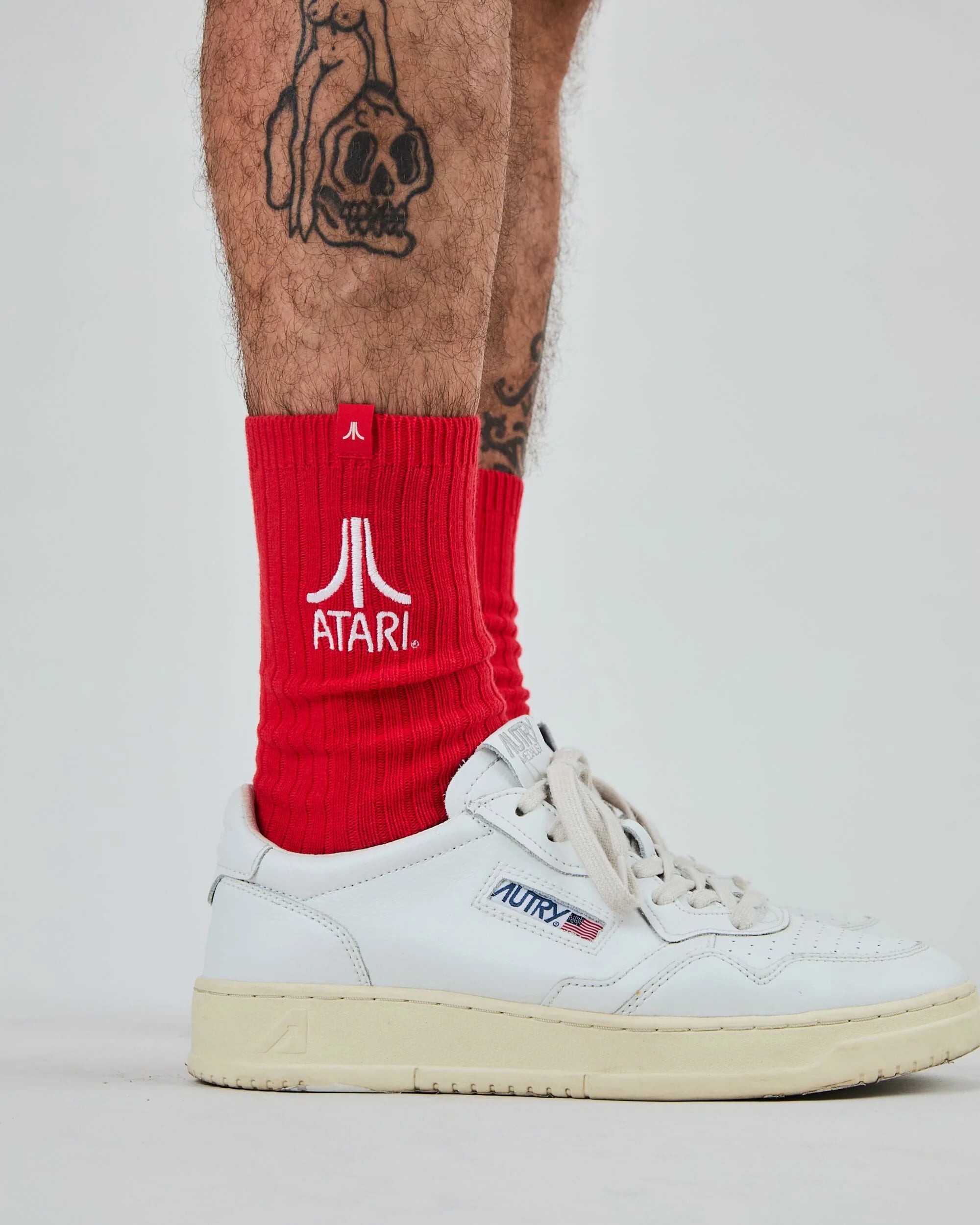 Atari Logo Socks White