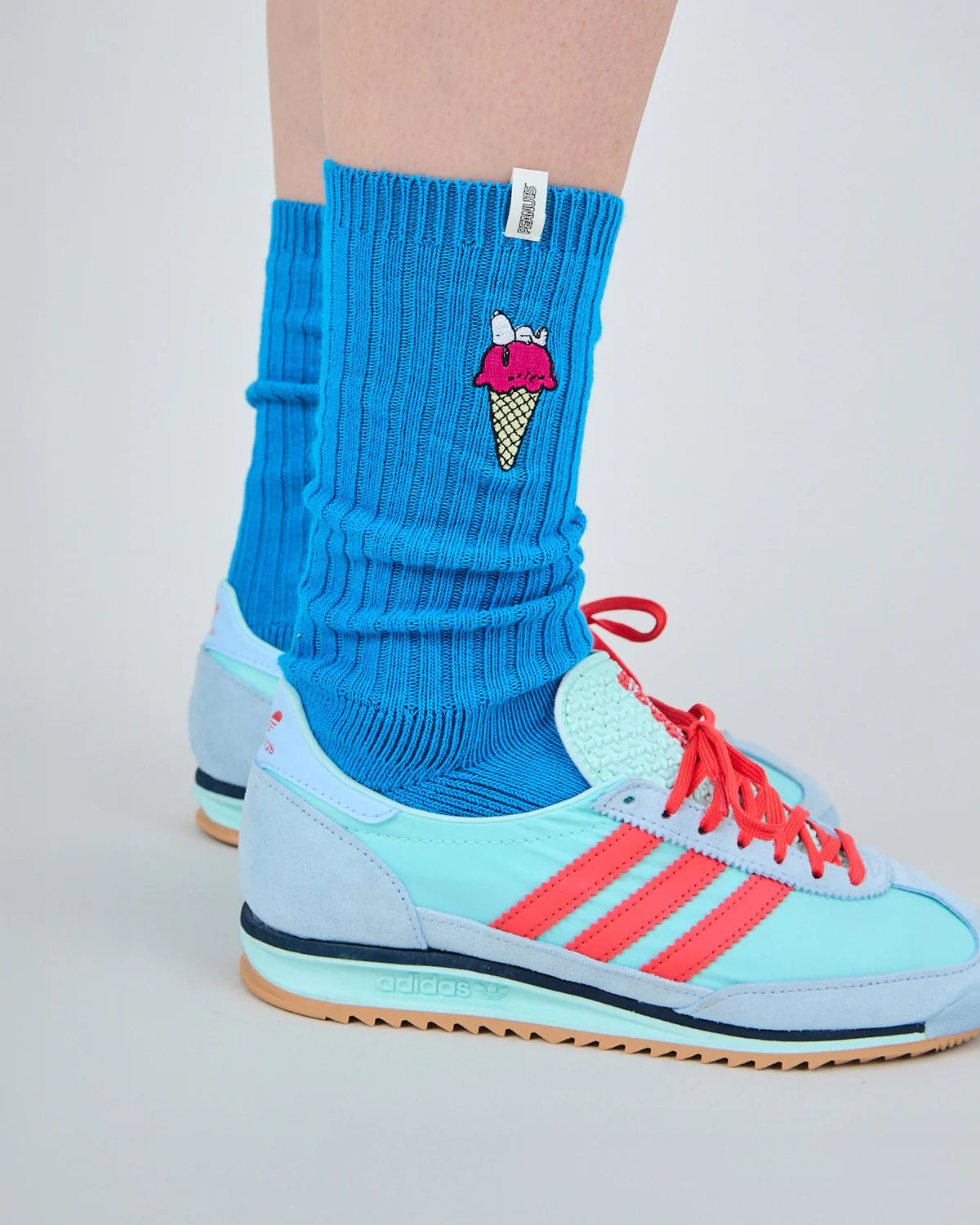 Snoopy Gelato Socks Blue