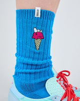 Snoopy Gelato Socks Blue