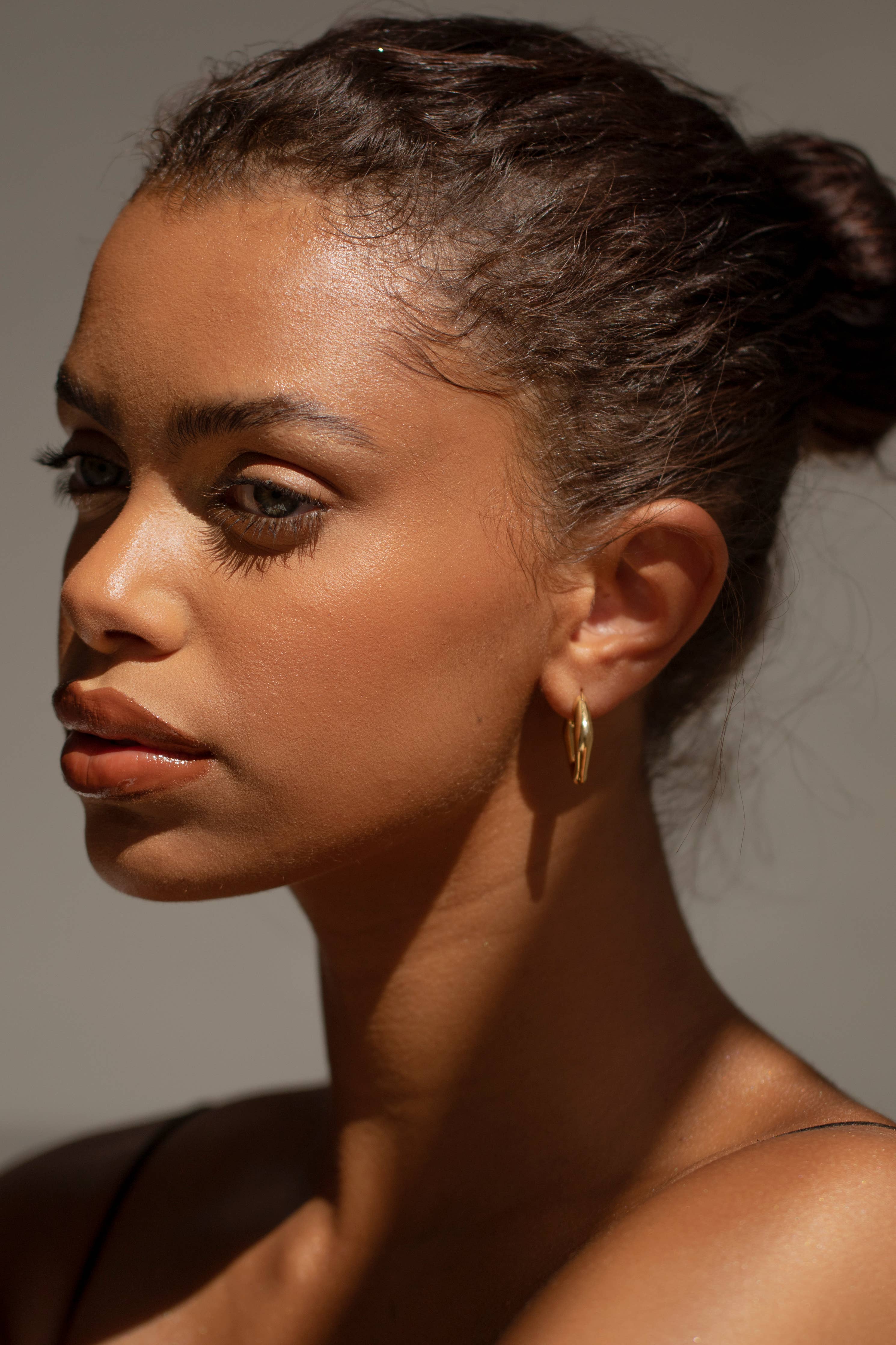 Signature Creolring aus Gold — Liv