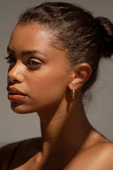 Signature Creolring aus Gold — Liv