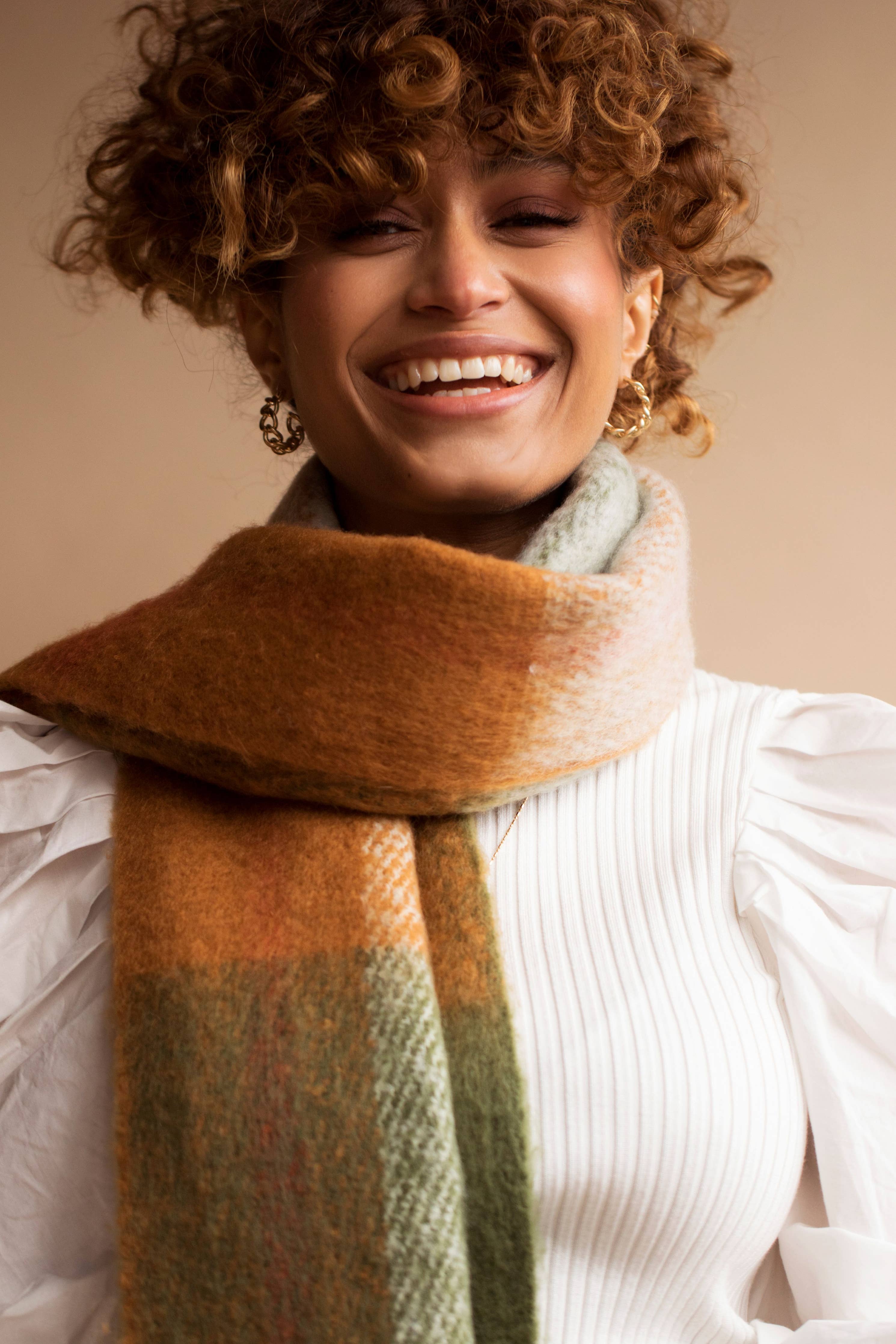 The Stockholm Scarf - 100% Recycled - Mossy Spring