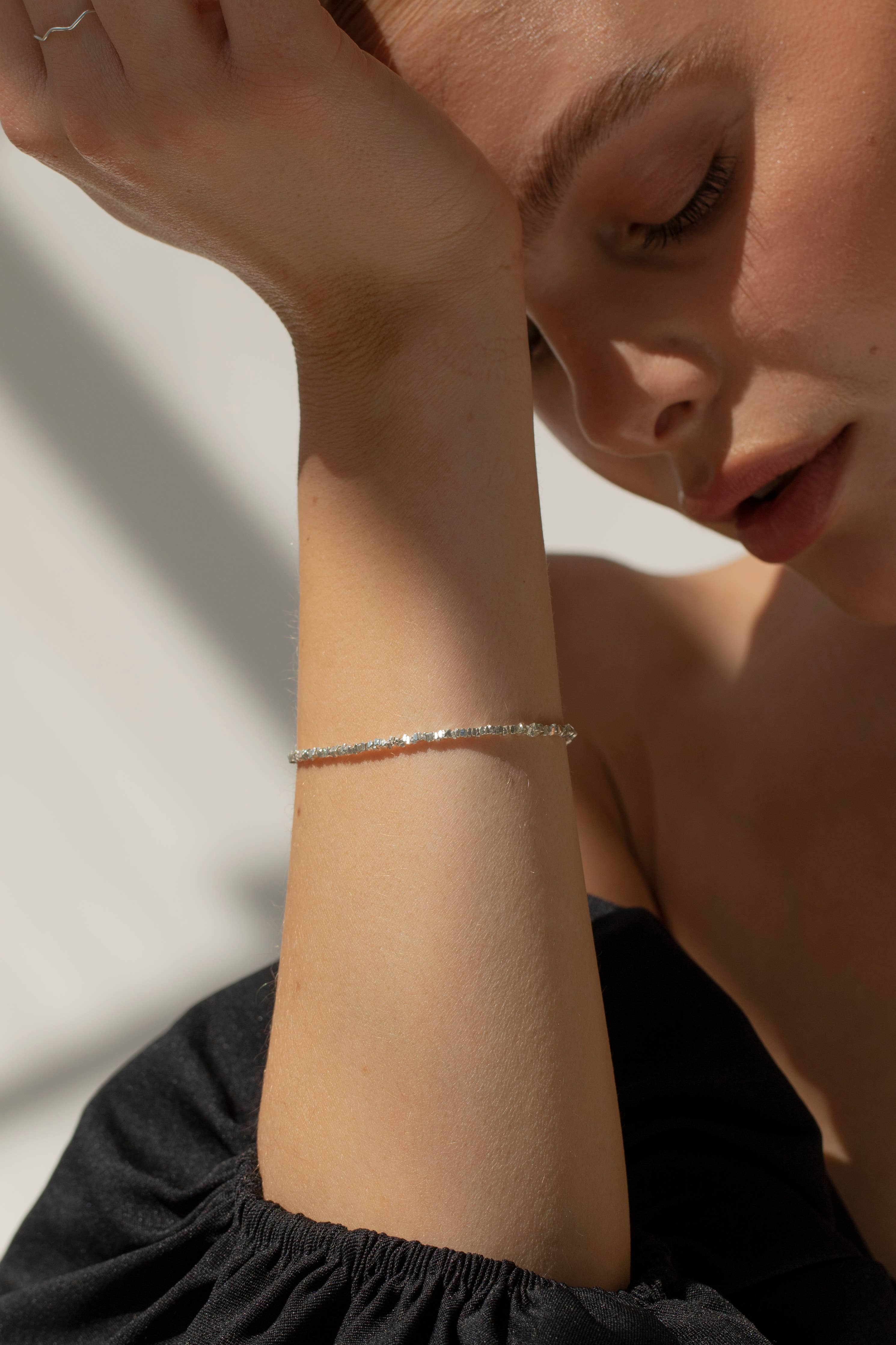 SERENA - Zartes Armband aus massivem Silber