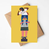 GIRL POWER card
