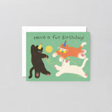 Have a Fun Birthday Cats Kids Greeting Card