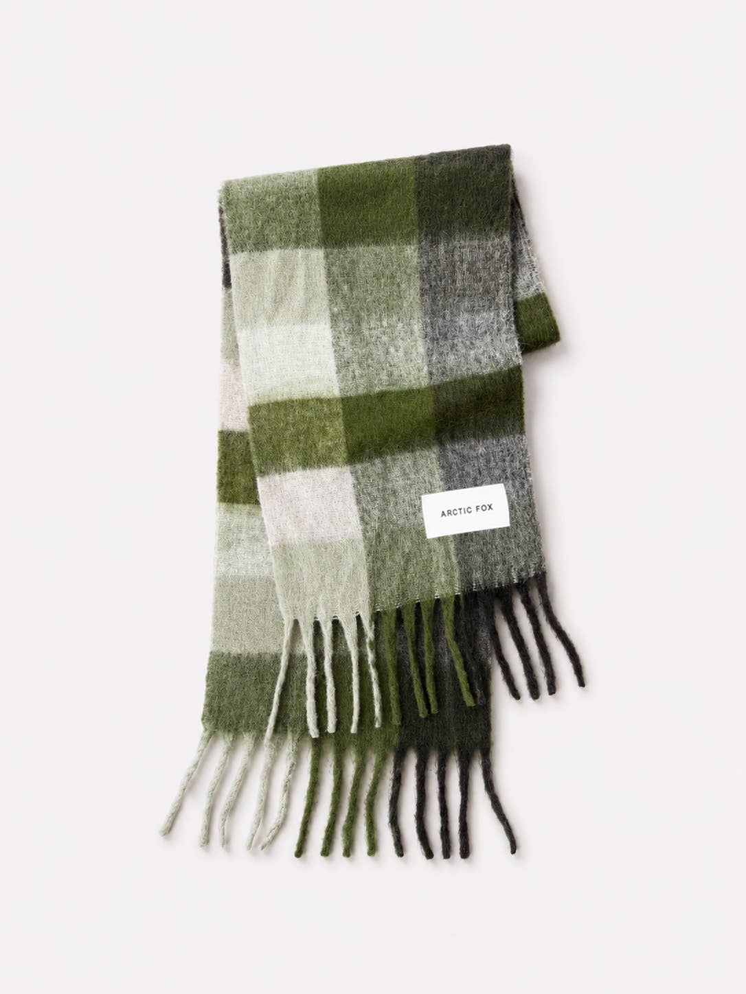 The Reykjavik Scarf - 100% Recycled - Mossy Greens