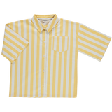 CARVI Yellow Striped Denim Shirt
