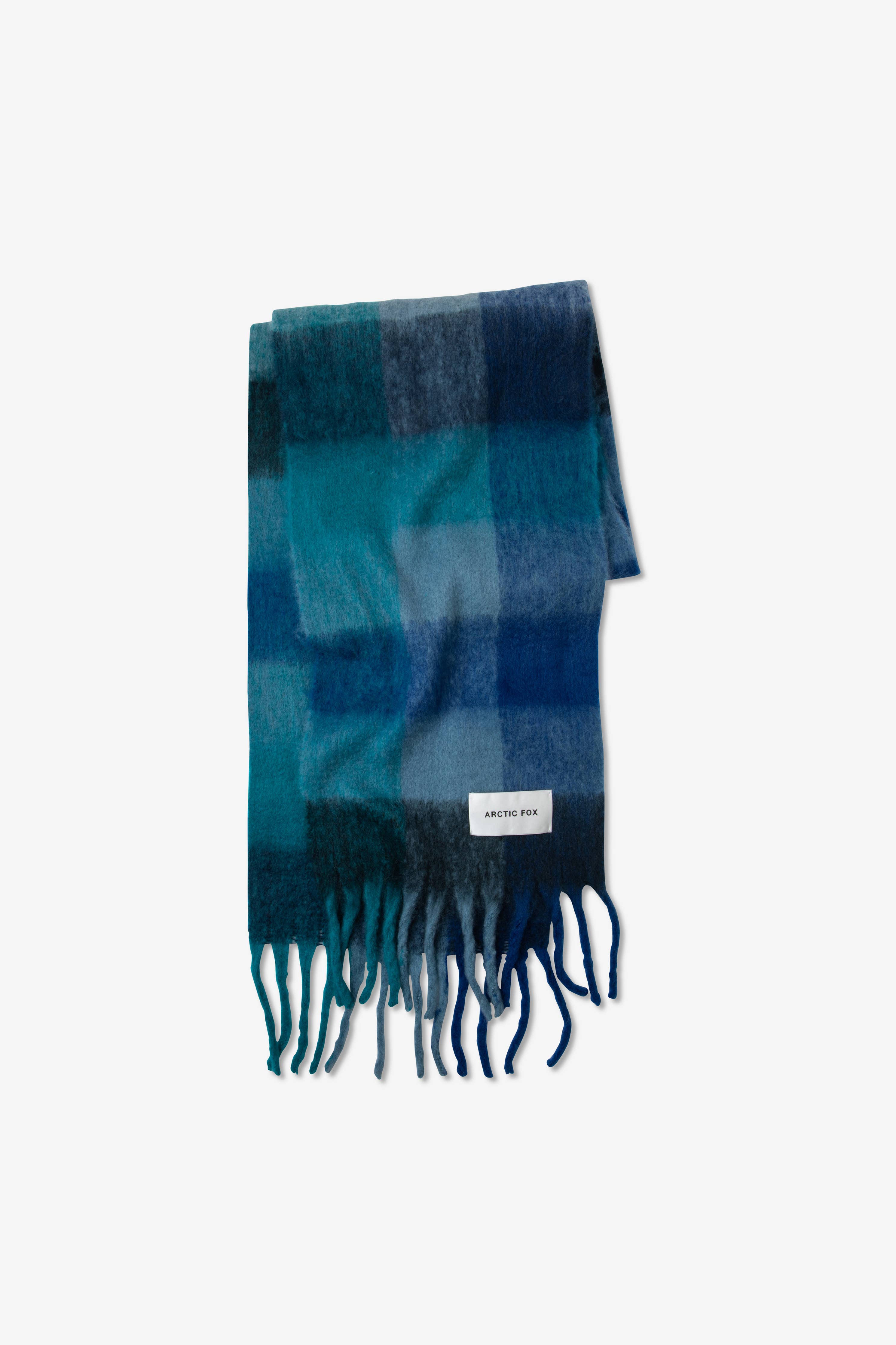 Reykjavik Schal - blau kariert