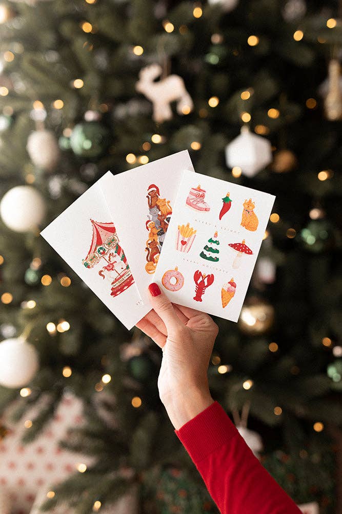 Ornaments - Greeting card - Gold foil