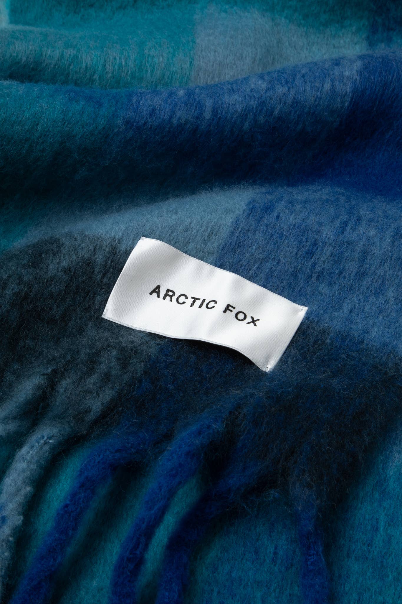 Reykjavik Schal - blau kariert
