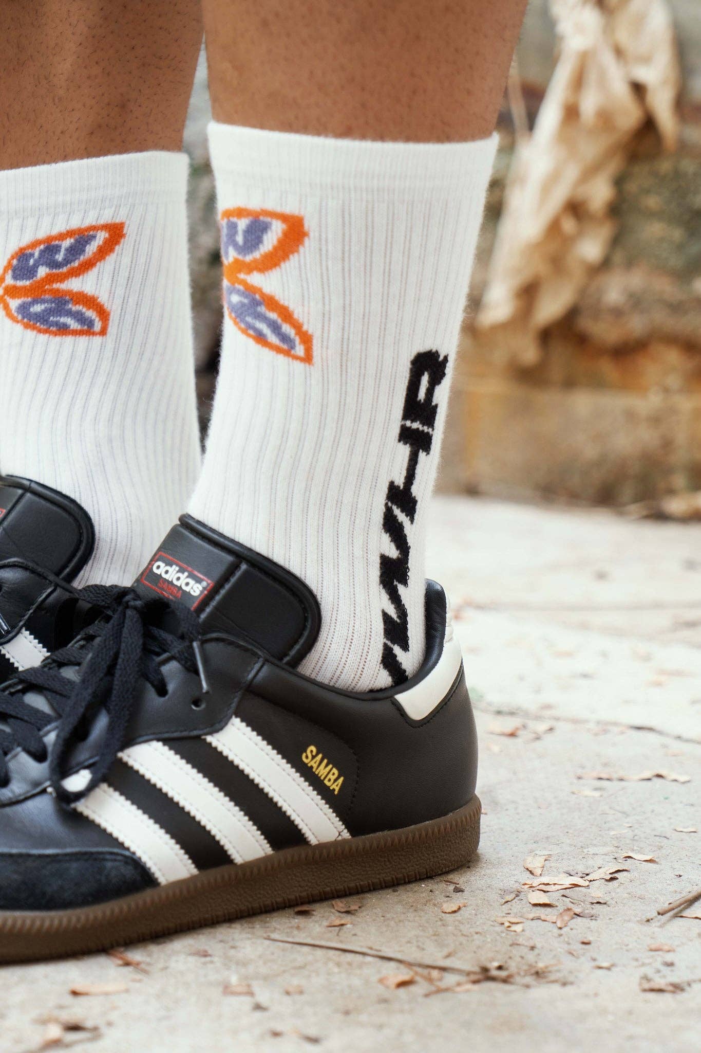 Flying White Sock - Biobaumwolle