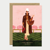 Damn you rock - Greeting card