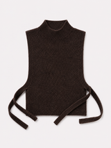 Alpaca Vest - Coffee - AW26