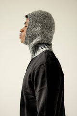 The Alpaca Balaclava Fitted Hood - Alpine Cloud