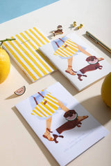 Summer dachshund - life is better