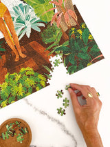 Puzzle Sommerdusche — Hergestellt in Frankreich