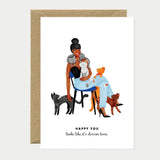 Cat Dinner’s time - Greeting card