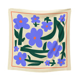 Medium scarf THE FLOWERS / Capsule 100% Silk twill