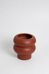 Ripple Vase Small - Terracotta - Perfect for flowers