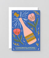 Champagne Greetings Card