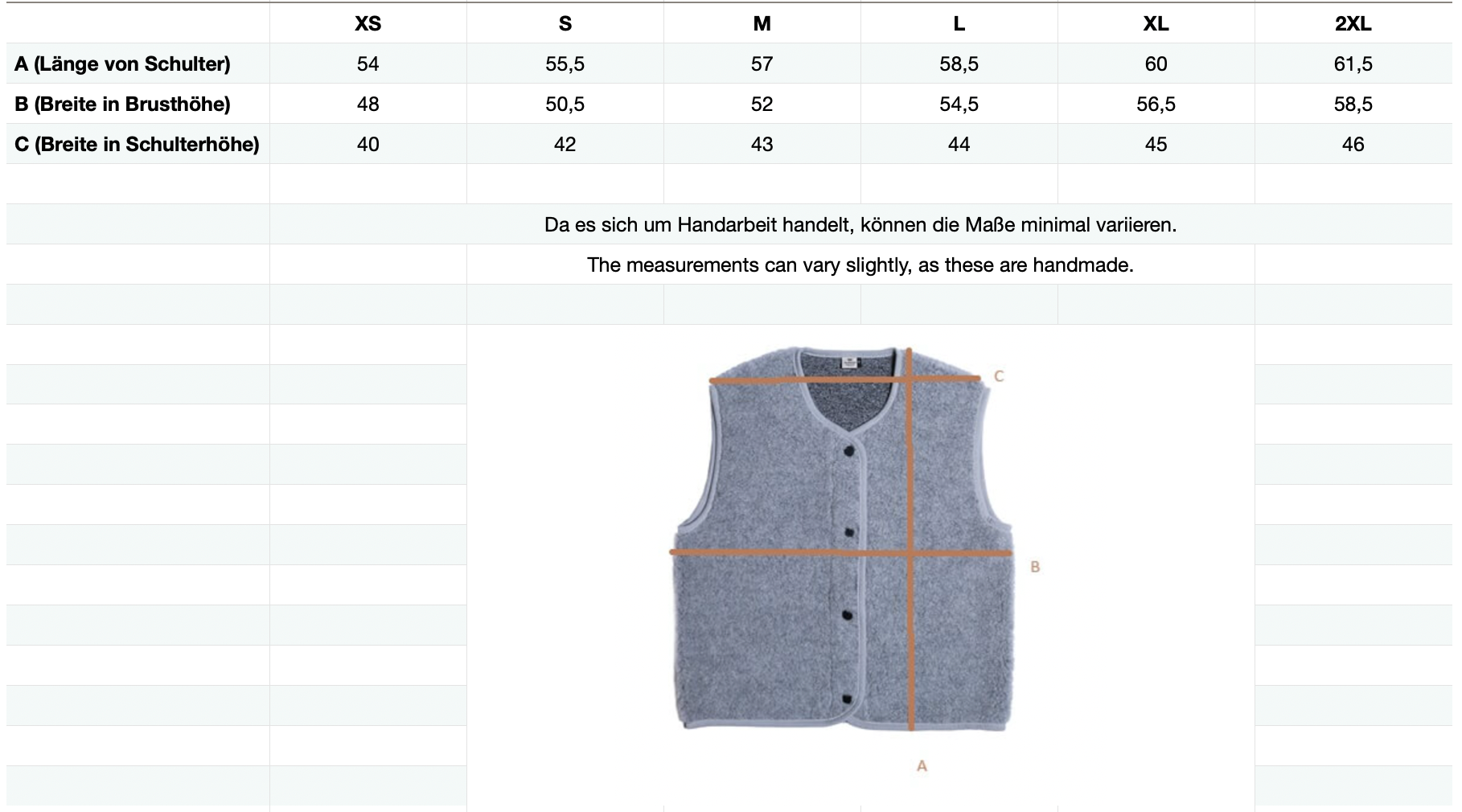 Vest - Icy Blue
