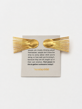 Sunbeams Earrings Gold