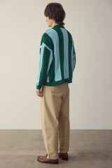 Jersey Zipper Stripes