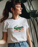 Eat The Rich T-Shirt von NKSP – Frontprint Statement