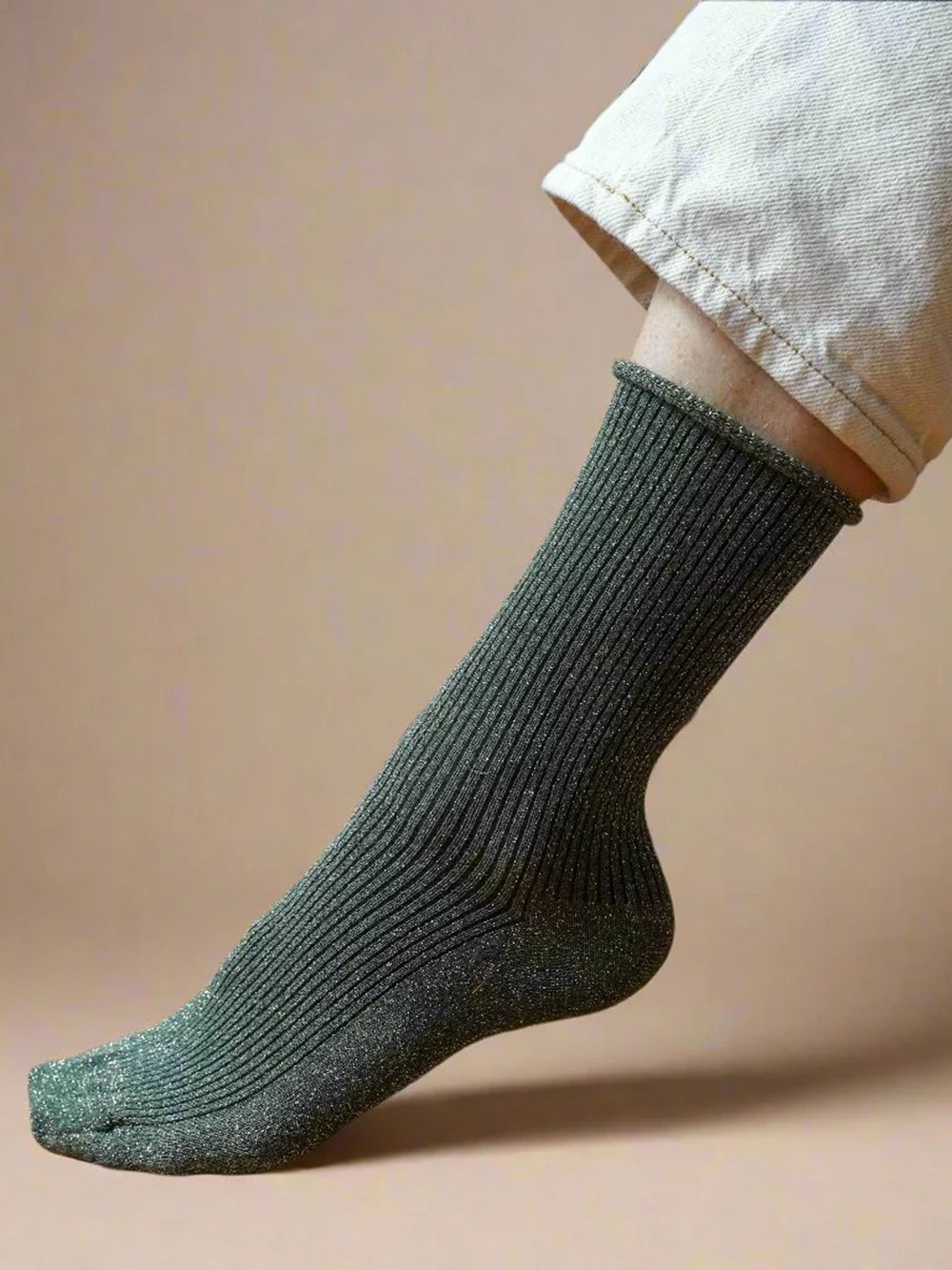 Lurex Glitter Socks